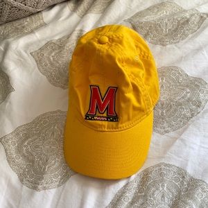 Yellow University of Maryland M hat
